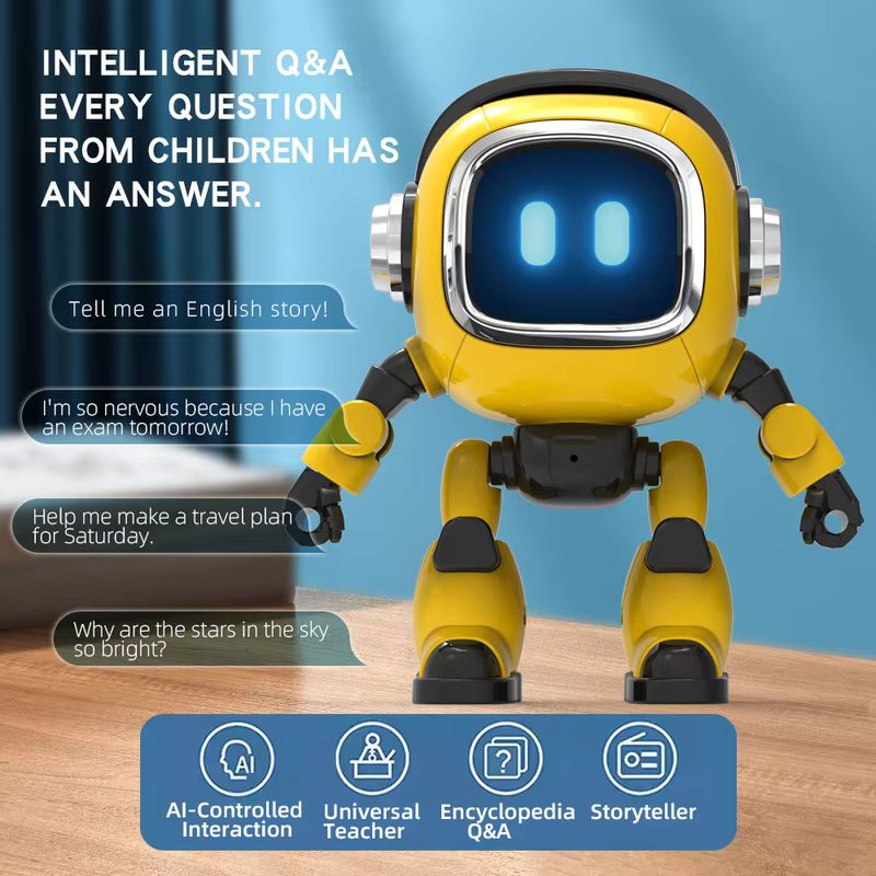 Robot Remote Control - Ai Intelligent Robot Toy Multilingual Voice