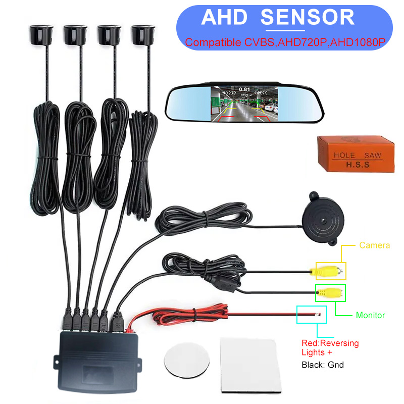 Infrared Obstacle Sensor - Factory CVBS AHD Video Parking Sensor