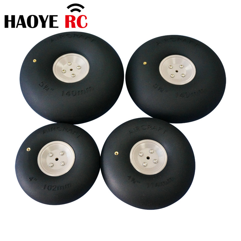 Omni Wheel - Haoye 1PC Aircraft Pneumatic Wheels 4/4.5/5/5.5