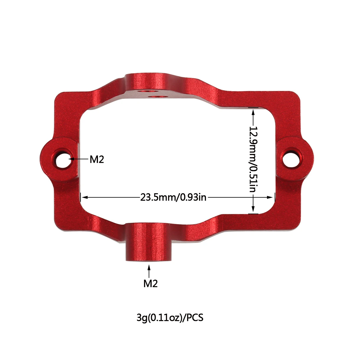 Aluminum CNC TRX4M Servo Mount - Servo Bracket recension och pris