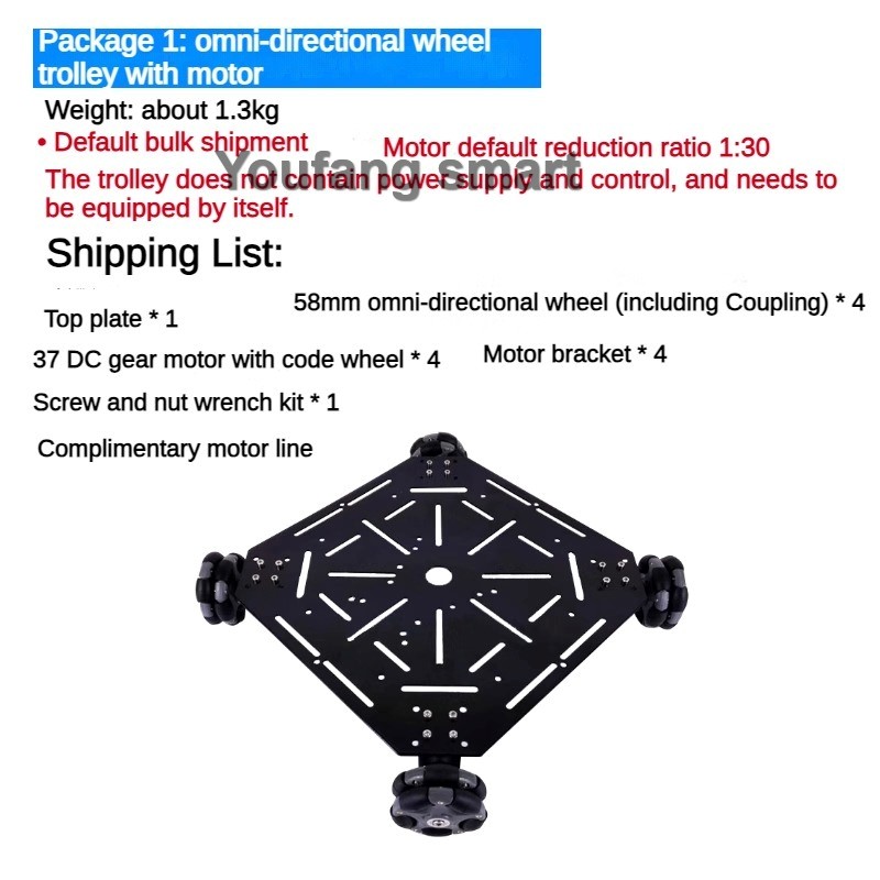 5kg Load ROS 4WD Omni Wheel Ro - Omni Wheel recension och pris