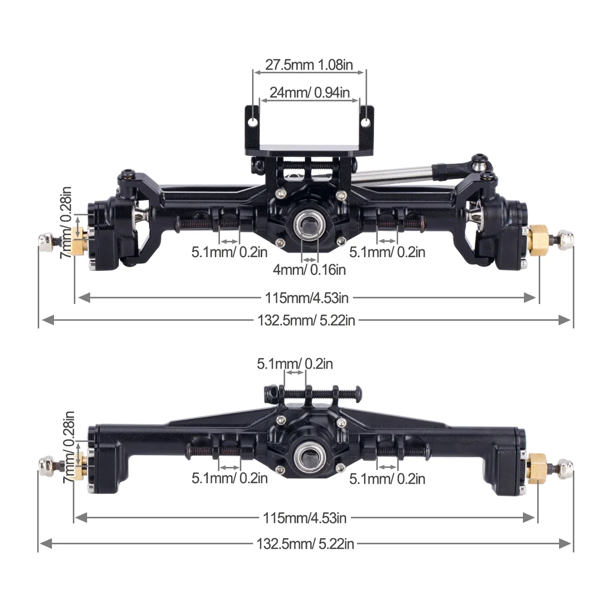 Aluminum CNC Portal Axles +10m - Servo Bracket recension och pris