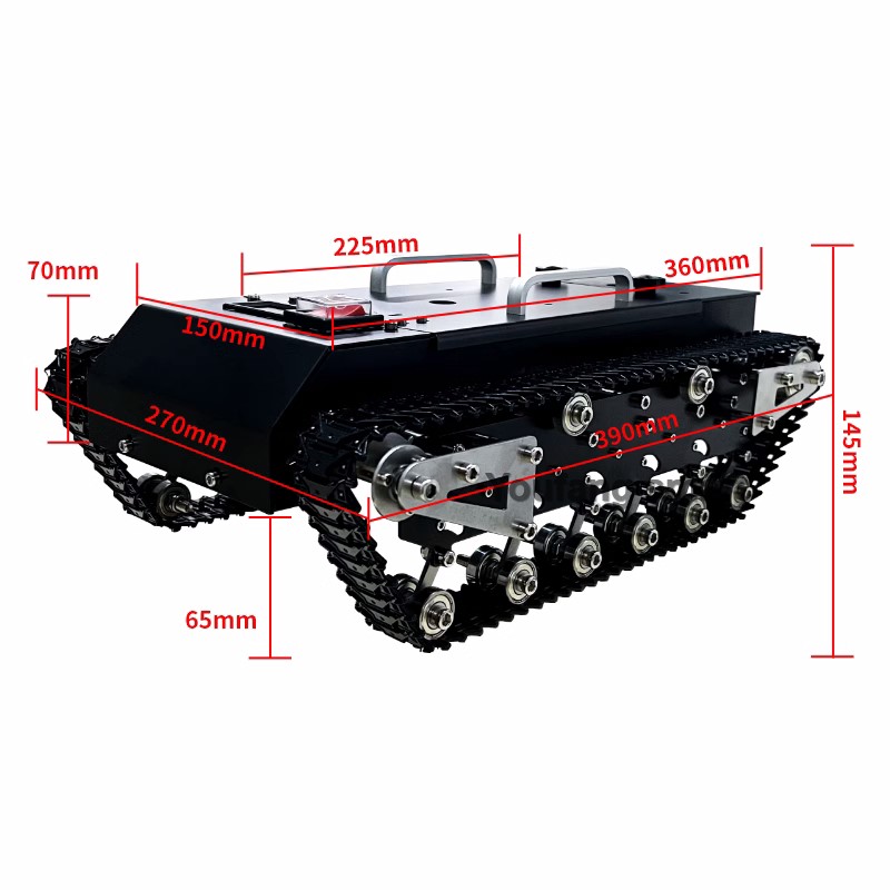 30kg Load RC Tank Chassis Meta - Stm32 Robot recension och pris