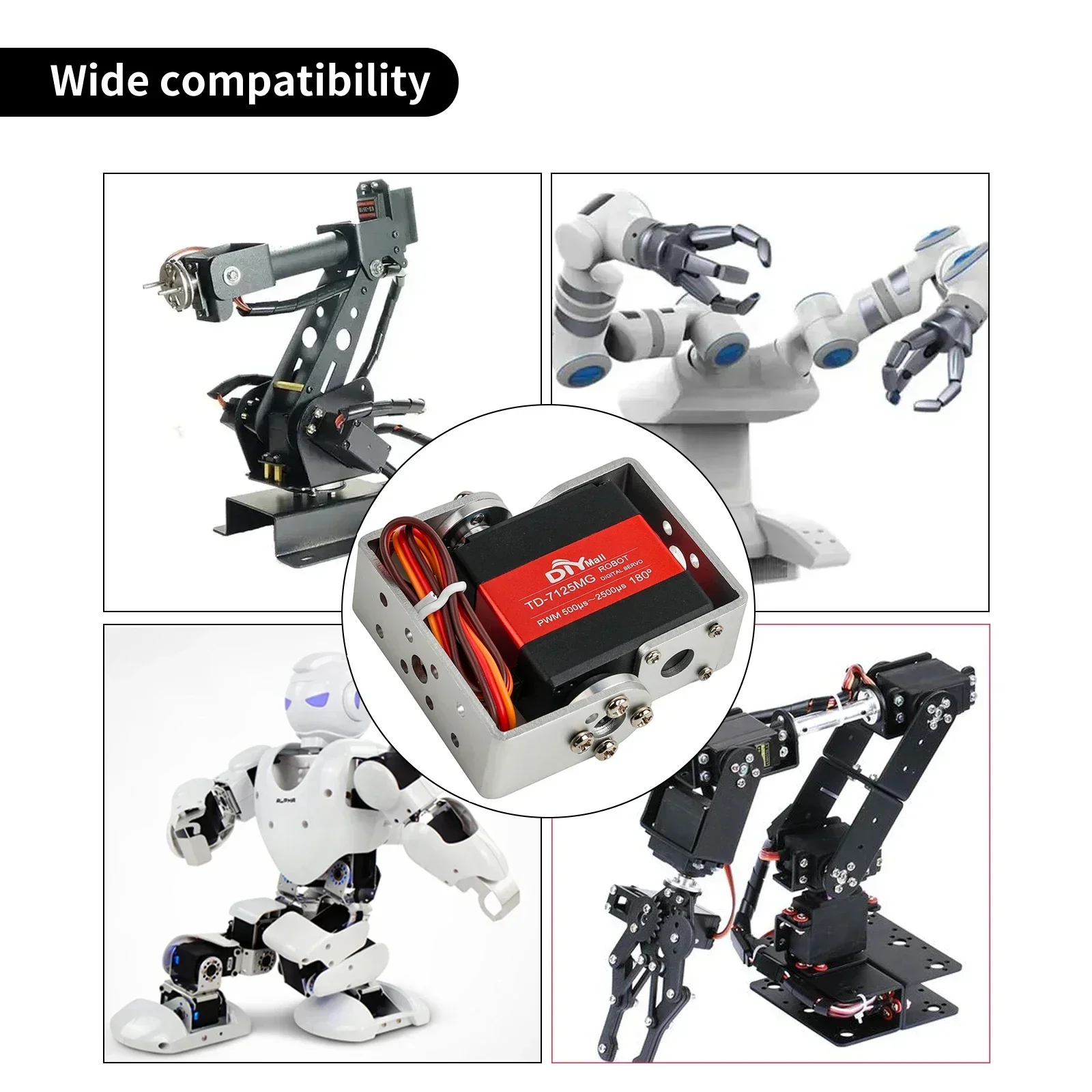 Digital Dual Shaft Servo 15kg  - Servo Bracket recension och pris
