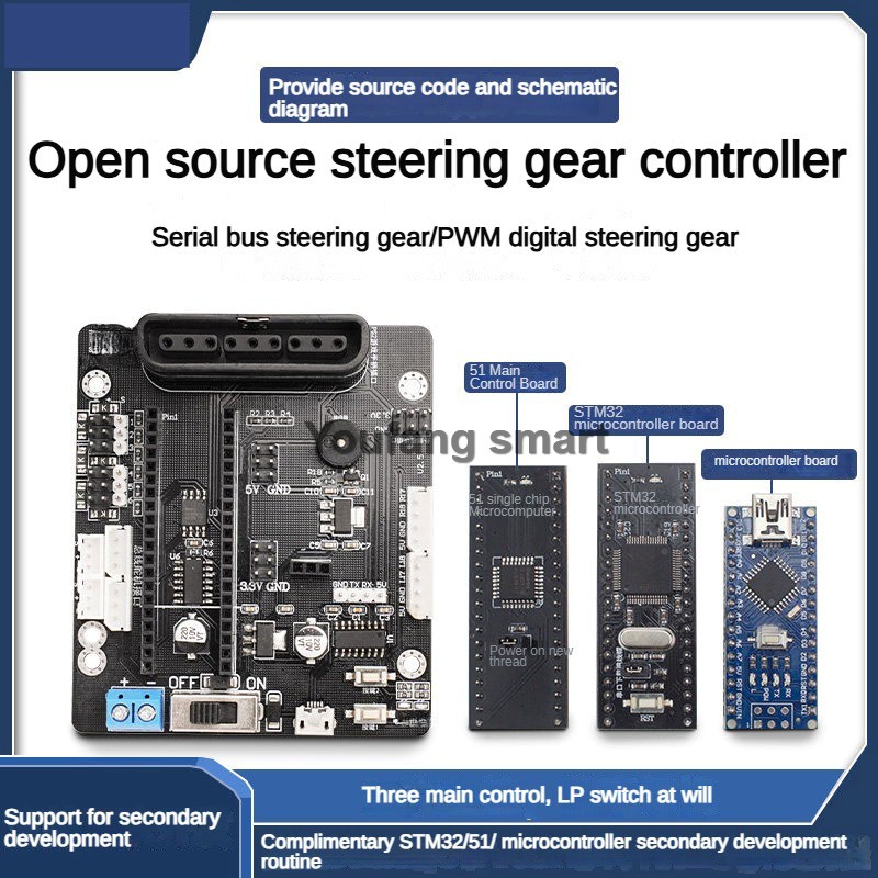 6 Channel PWM Servo and 4 Chan - Robot Arm Kit recension och pris
