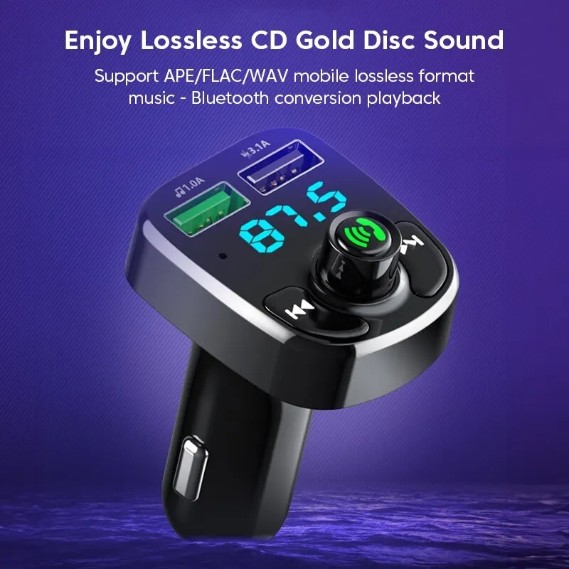 LED MP3 Car Bluetooth FM Audio - Robot Bluetooth Car recension och pris