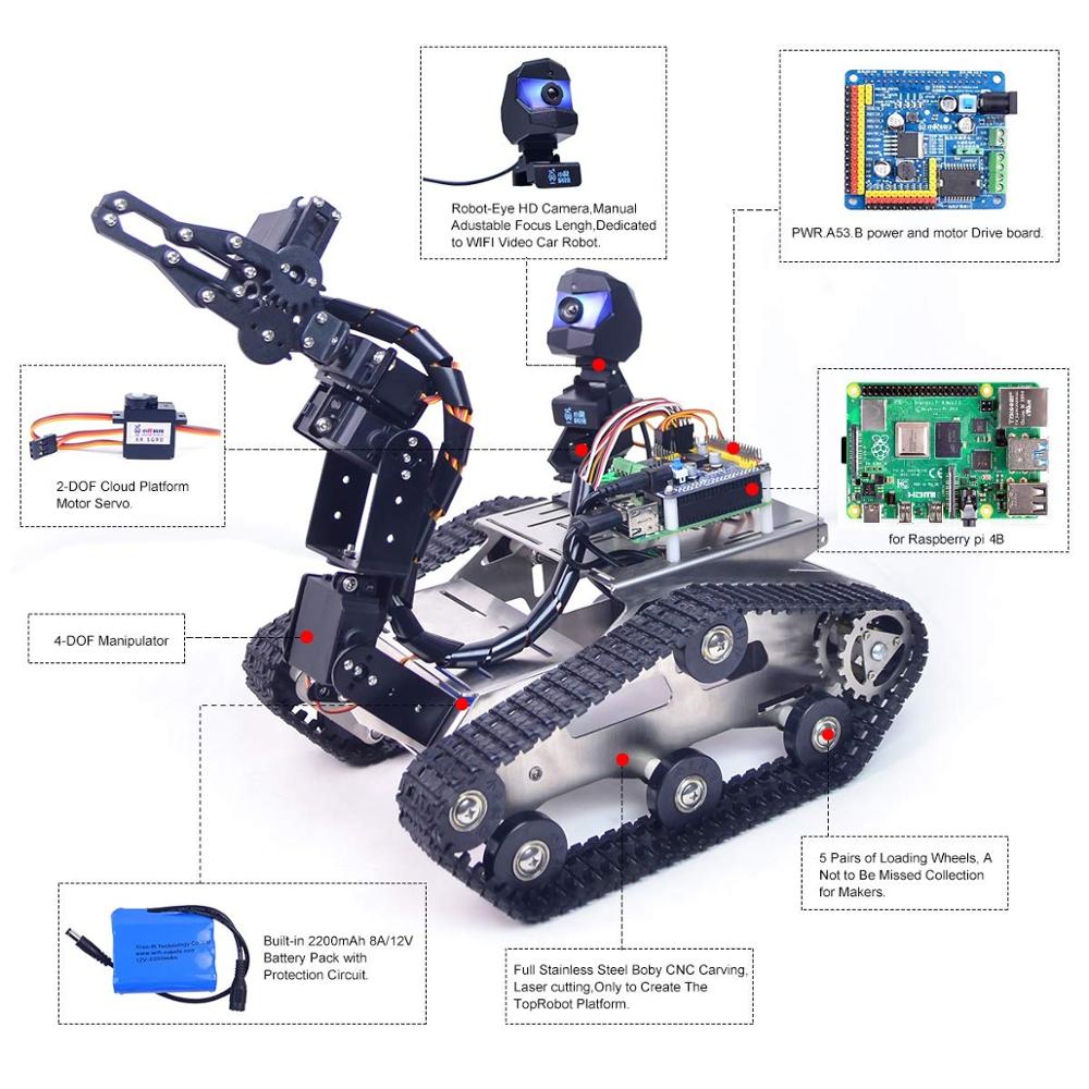 Smart Robot Car Kit for Raspbe - Robot Bluetooth Car recension och pris