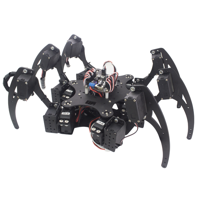 18 DOF Aluminium Hexapod Spide - Arduino Robot recension och pris