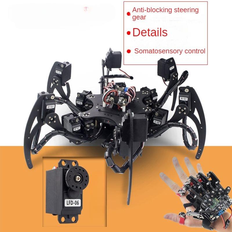 18 DOF Aluminium Hexapod Spide - Arduino Robot recension och pris
