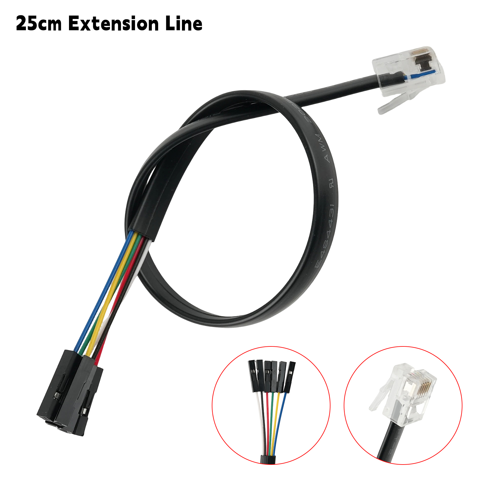 25cm EV3 Extension Line 6p6c B - Microbit Robot recension och pris
