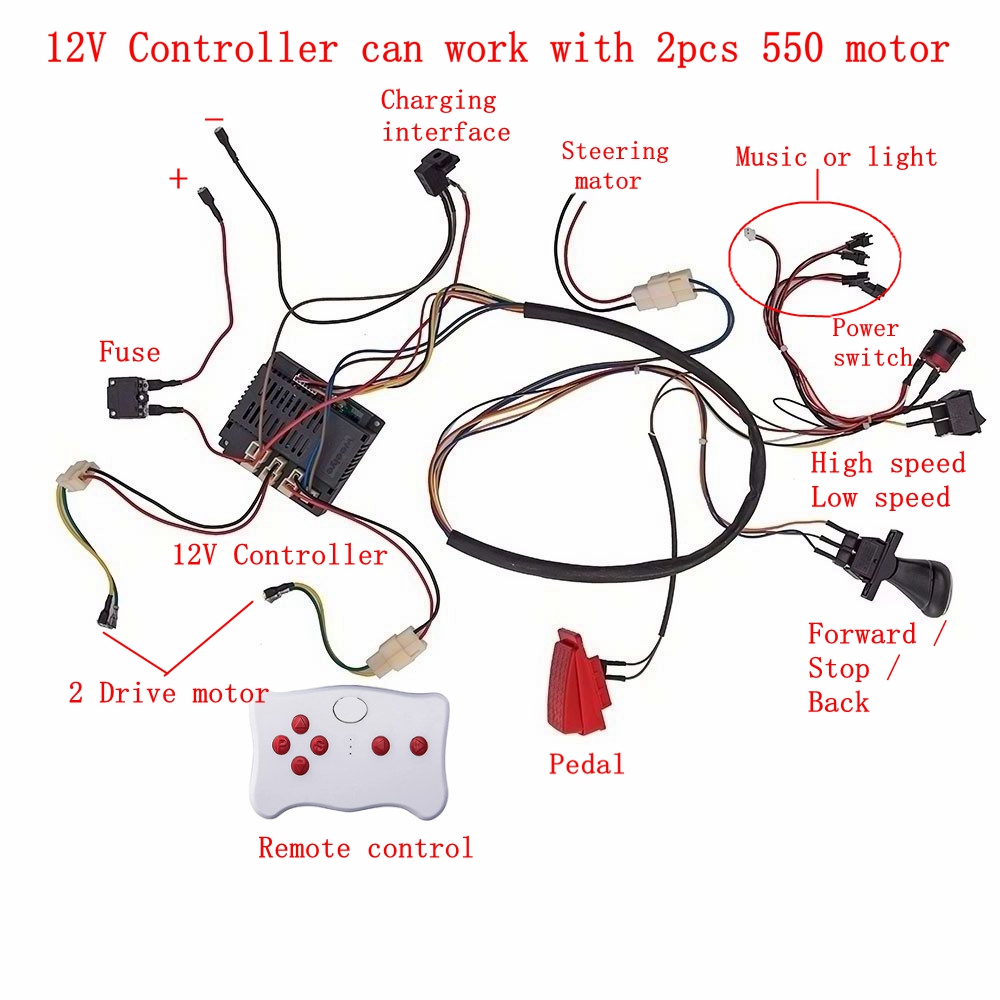 Child electric car DIY modifie - Robot Car Kit recension och pris