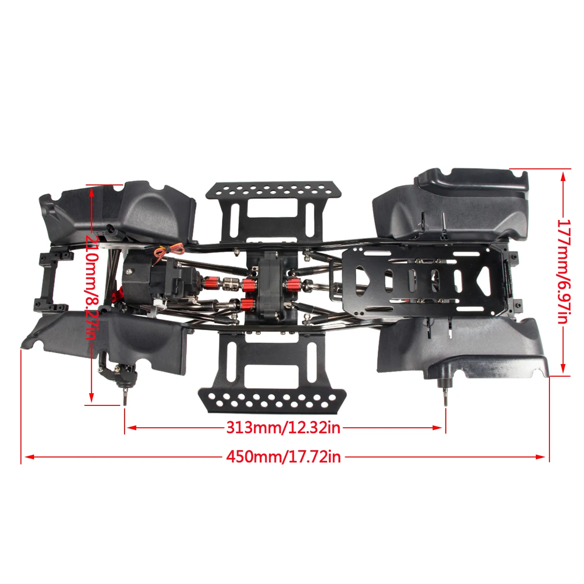 1/10 RC Crawler Chassis Kit wi - Robot Car Kit recension och pris