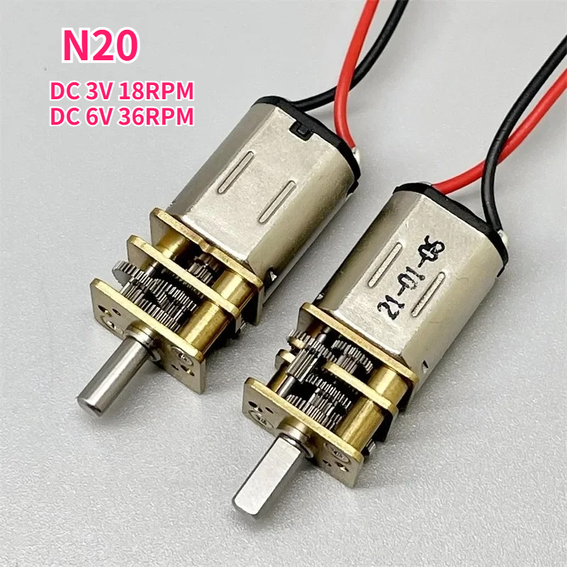 N20 DC 3V 18rpm 6V  36RPM  Min - Dc Motor recension och pris