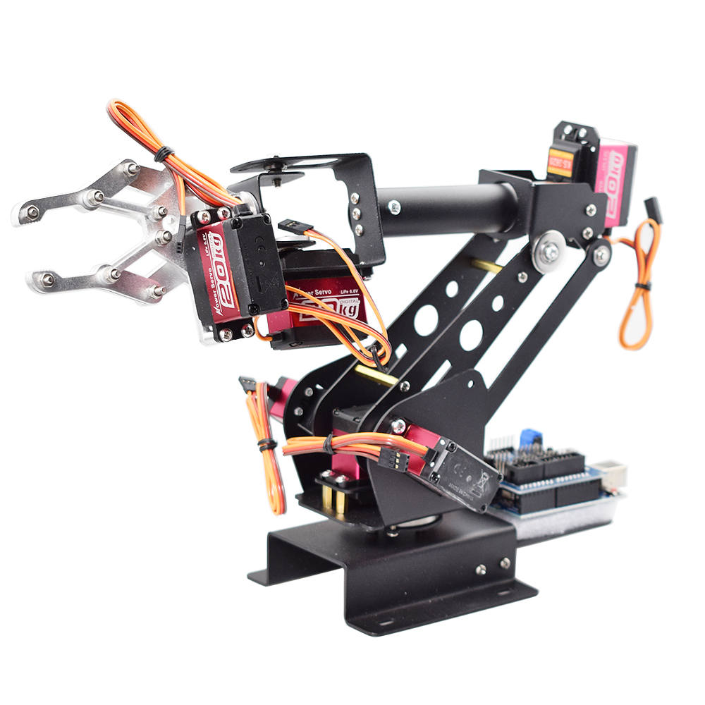 Ps2 Control 6 DOF Robotic Arm  - Arduino Robot recension och pris