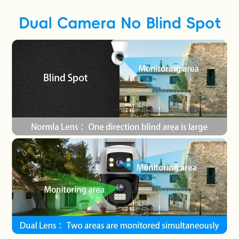 8MP 4K WIFI IP Camera PTZ Outd - Pan Tilt Bracket recension och pris