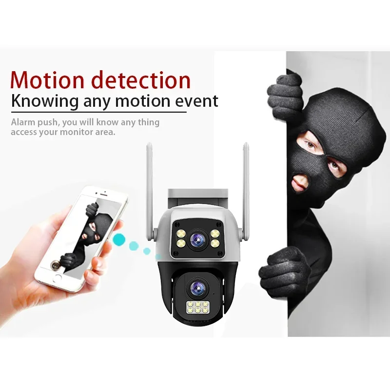8MP 4K WIFI IP Camera PTZ Outd - Pan Tilt Bracket recension och pris