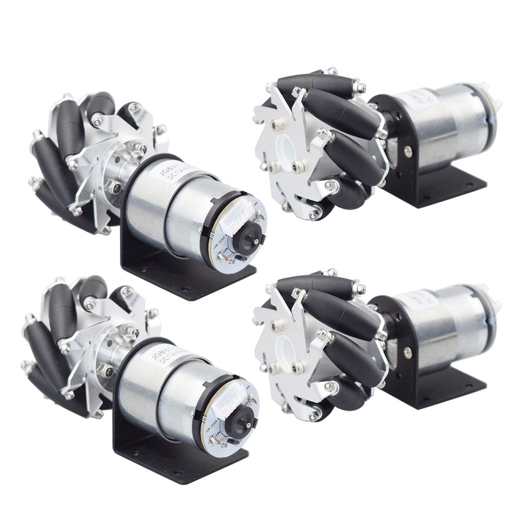 4pcs/set 10KG Load 60mm Metal  - Arduino Robot recension och pris