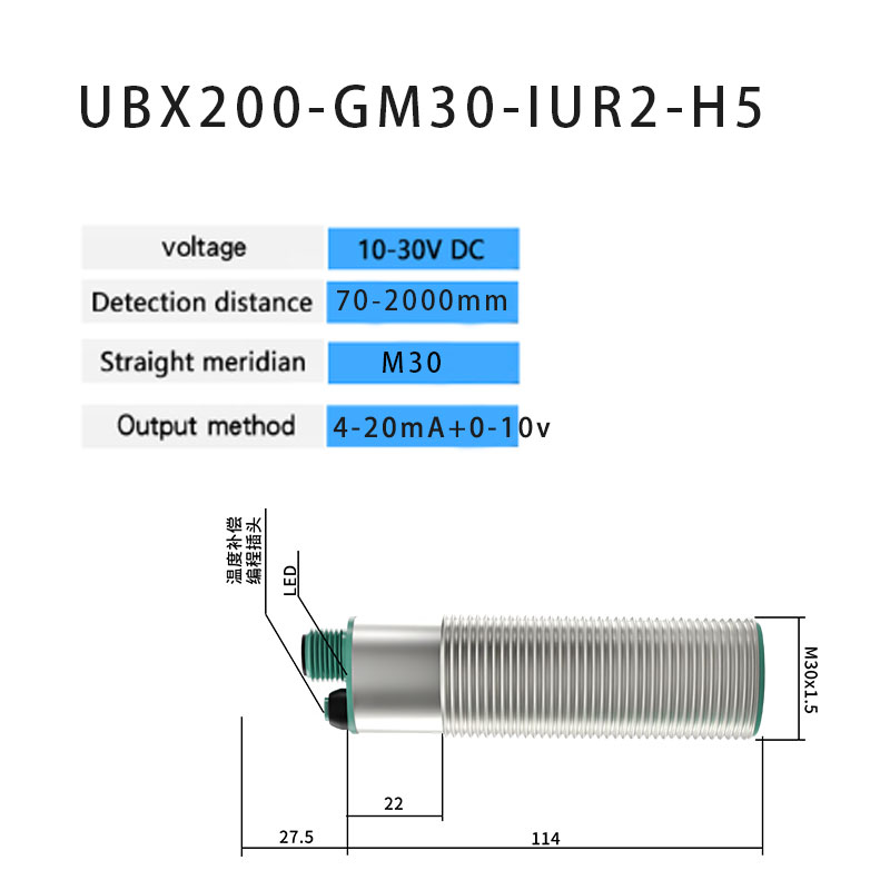 M30 Dedicated Ultrasonic Senso - Ultrasonic Distance Sensor recension och pris