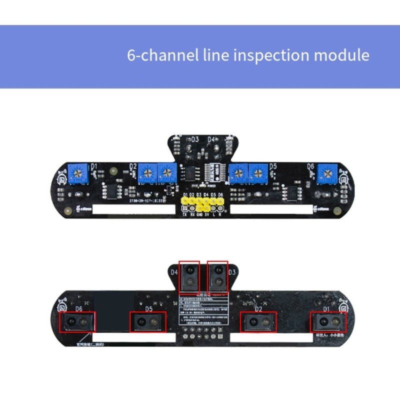 JABS-6-Channel Infrared Tracki - Robot Bluetooth Car recension och pris