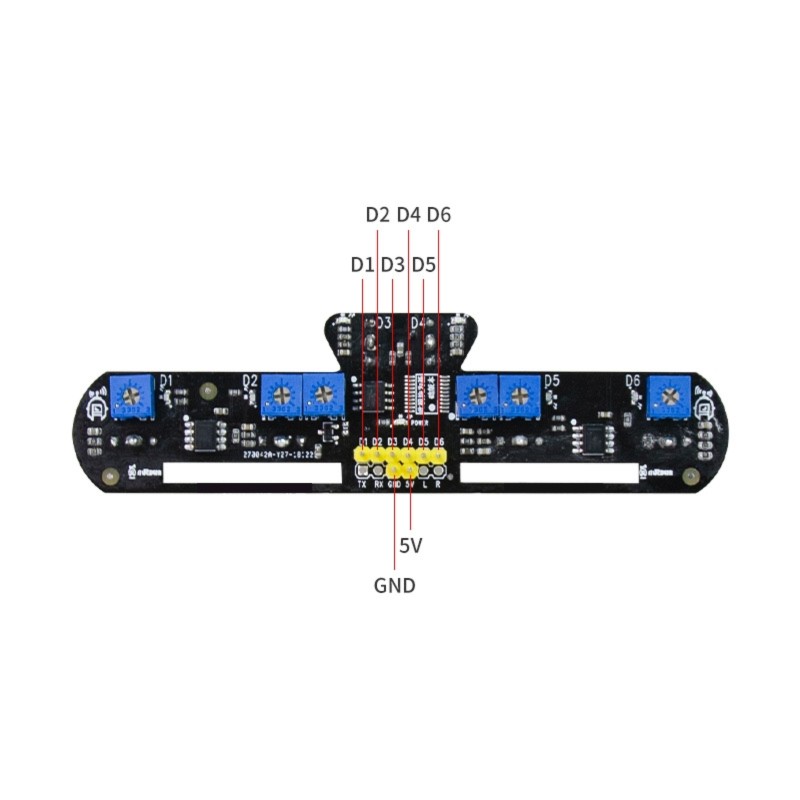 JABS-6-Channel Infrared Tracki - Robot Bluetooth Car recension och pris
