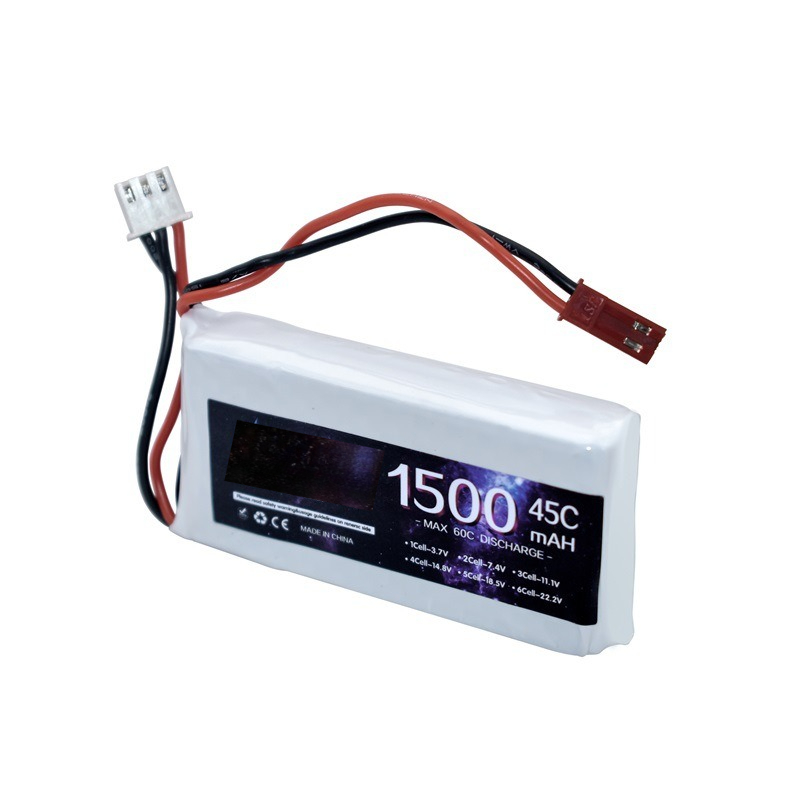 7.4V 2S 1500mAh 45C Lithium Po - Robot Bluetooth Car recension och pris