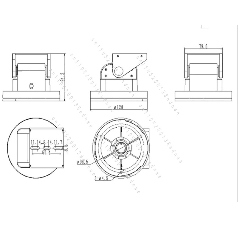 RS485 Electric Pan-Tilt Bracke - Pan Tilt Bracket recension och pris