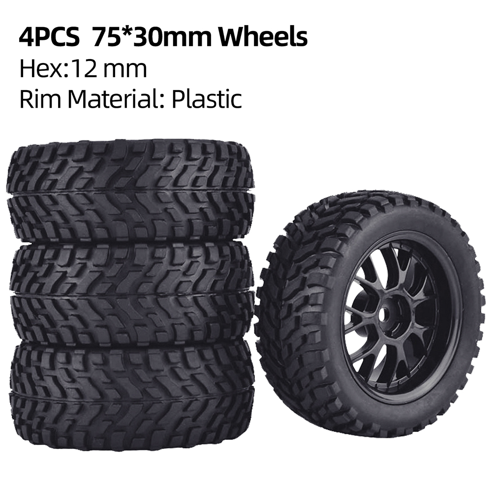 9imod 4Pcs 75mm Rubber RC Whee - Omni Wheel recension och pris