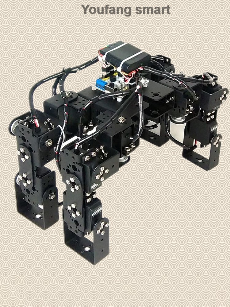 12 DOF Quadruped Robot Dog wit - Robot Arm Kit recension och pris