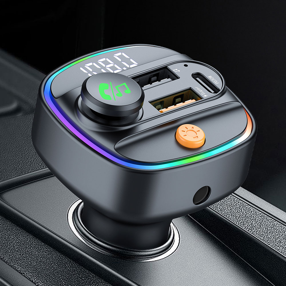Bluetooth 5.4 FM Transmitter H - Robot Bluetooth Car recension och pris