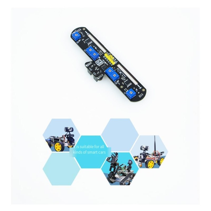 Y43A-6-Channel Infrared Tracki - Robot Bluetooth Car recension och pris
