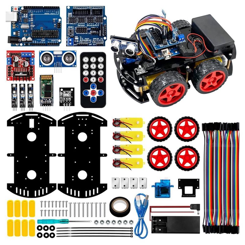 WOWFU-4WD Smart Robot Car Kit  - Arduino Robot recension och pris
