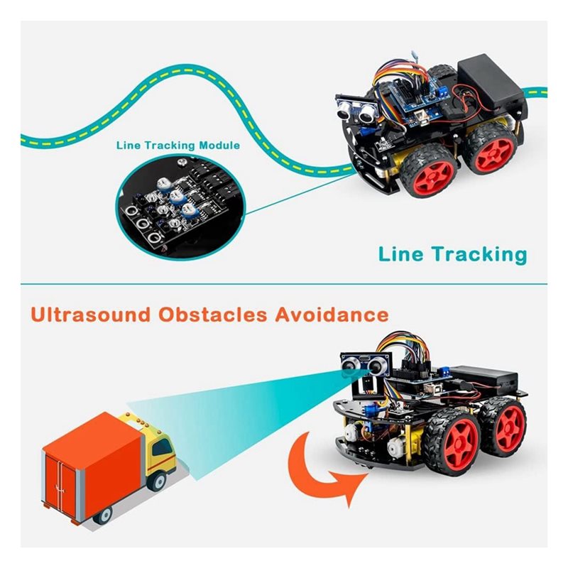WOWFU-4WD Smart Robot Car Kit  - Arduino Robot recension och pris