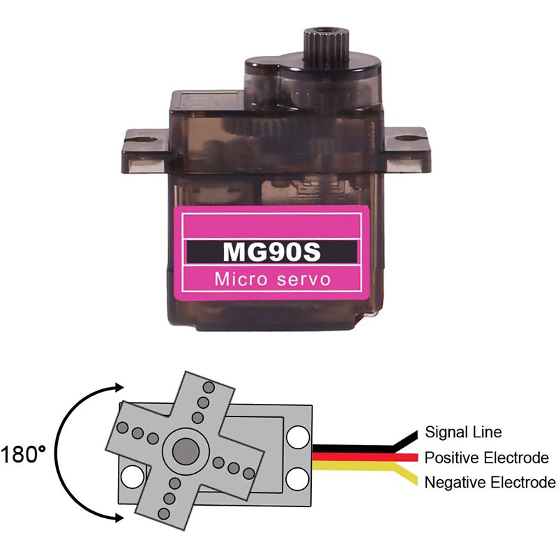 MG90S Servo 5/10/20/40Pcs All  - Micro Servo recension och pris