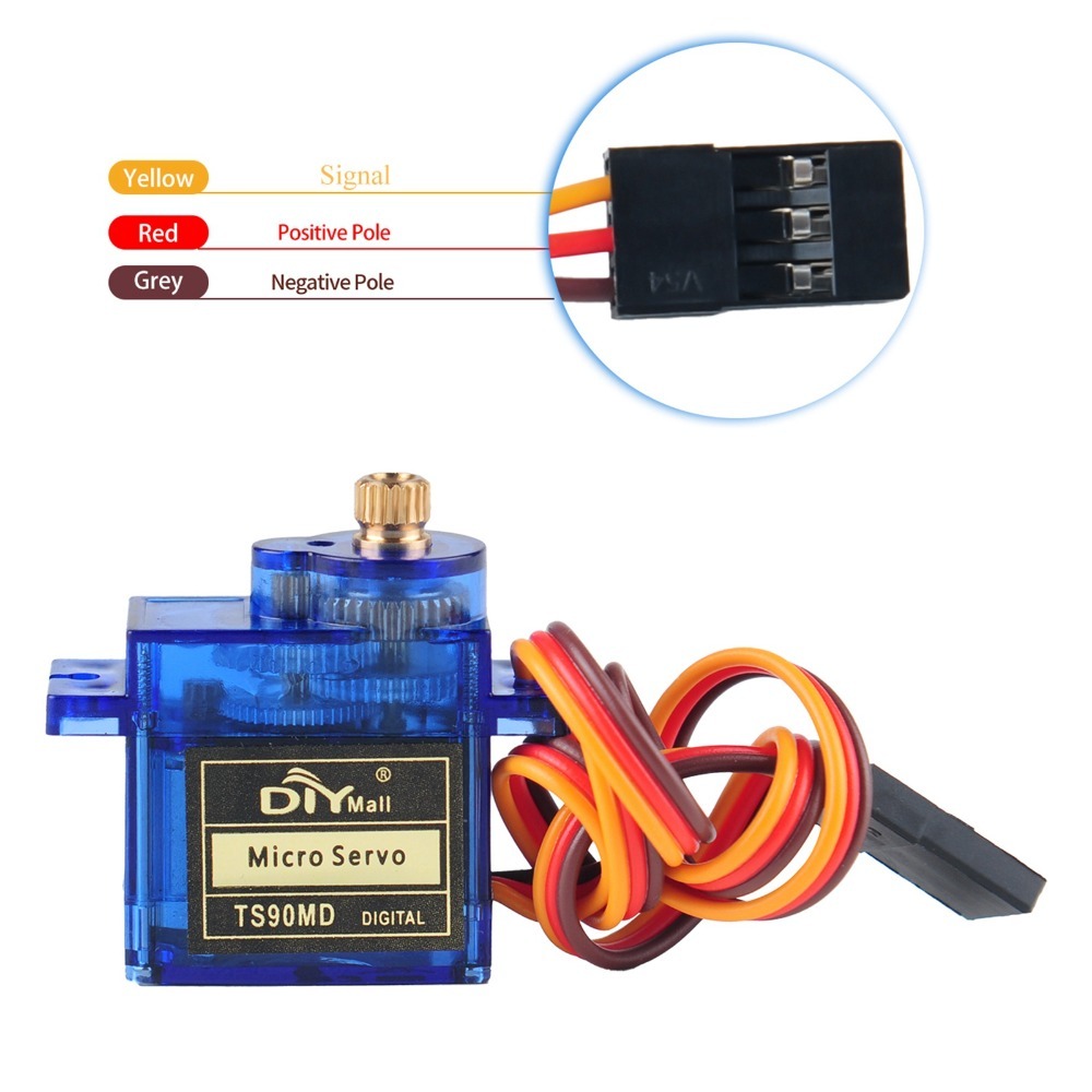TS90MD 5/10/20/30/40/50Pcs Mic - Micro Servo recension och pris