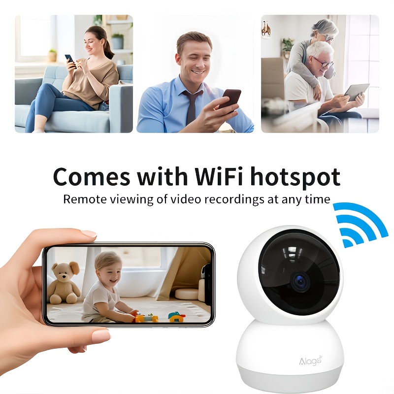 3K Pet Dog Camera with Phone A - Pan Tilt Bracket recension och pris