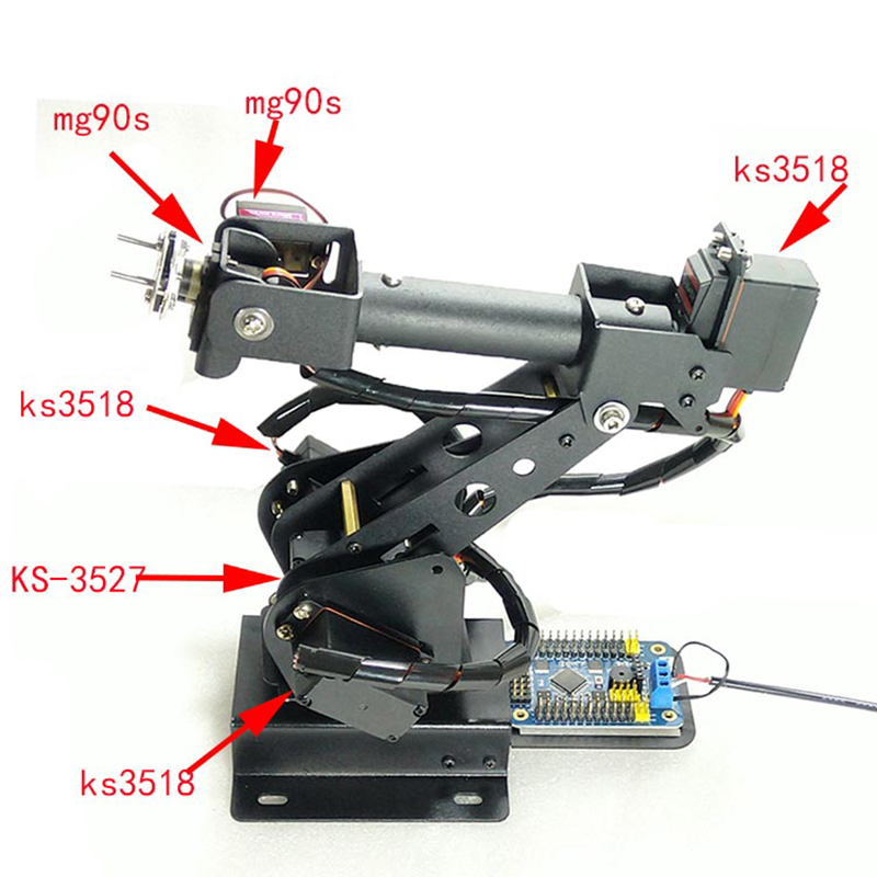 6 DOF Robot Arm ABB Industrial - Robot Arm Kit recension och pris