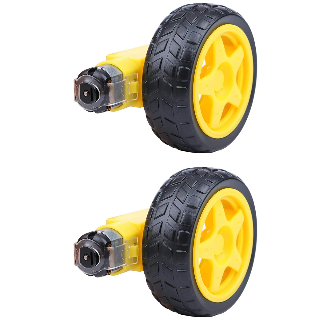2PCS TT Motor with Leads, DC M - Microbit Robot recension och pris