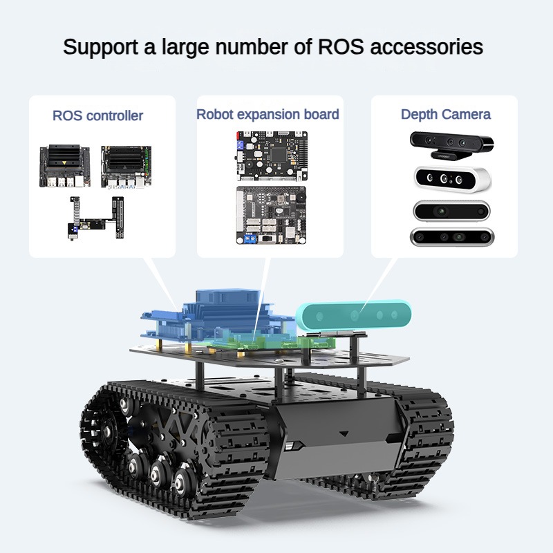 RC Tank 10KG Load Strong Shock - Tracked Robot Chassis recension och pris